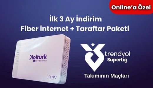 3 Ay İndirimli Fiber İnternet